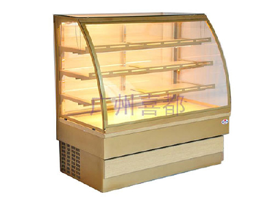 European II type curved glass cake freezerXID-URⅡ