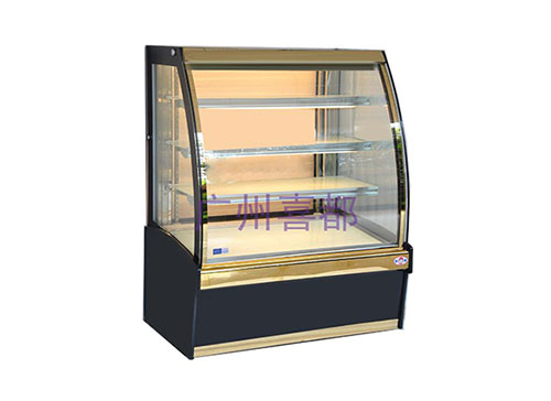 Deluxe four layer curved glass cake freezerXID-HBE4