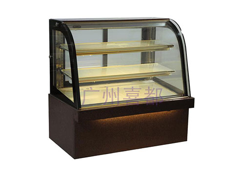 Deluxe Ｉ type curved glass cake freezerXID-RMX