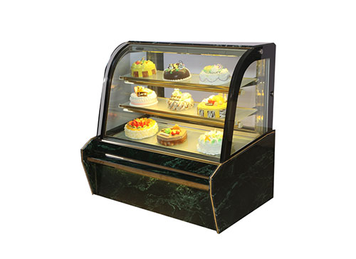 Elegant curved glass cake freezerXID-DSD