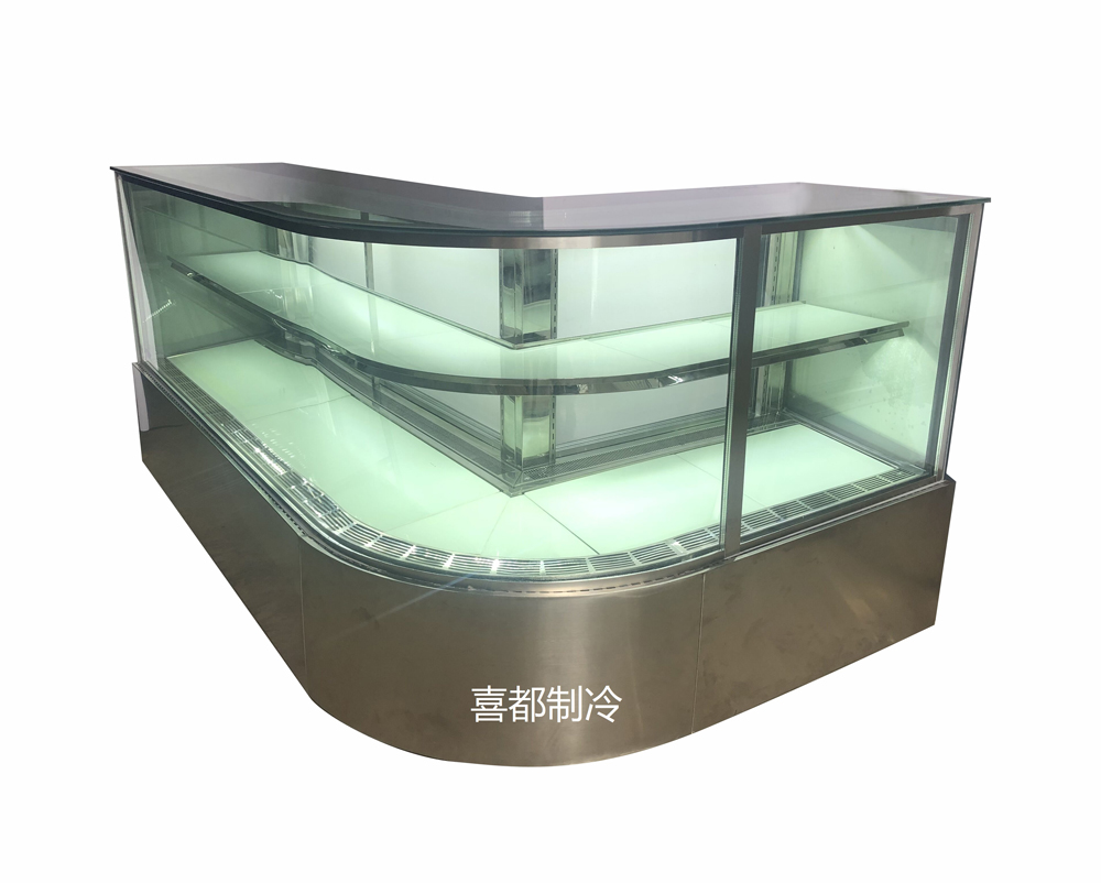 弧形转角蛋糕展示柜XID-XGZ