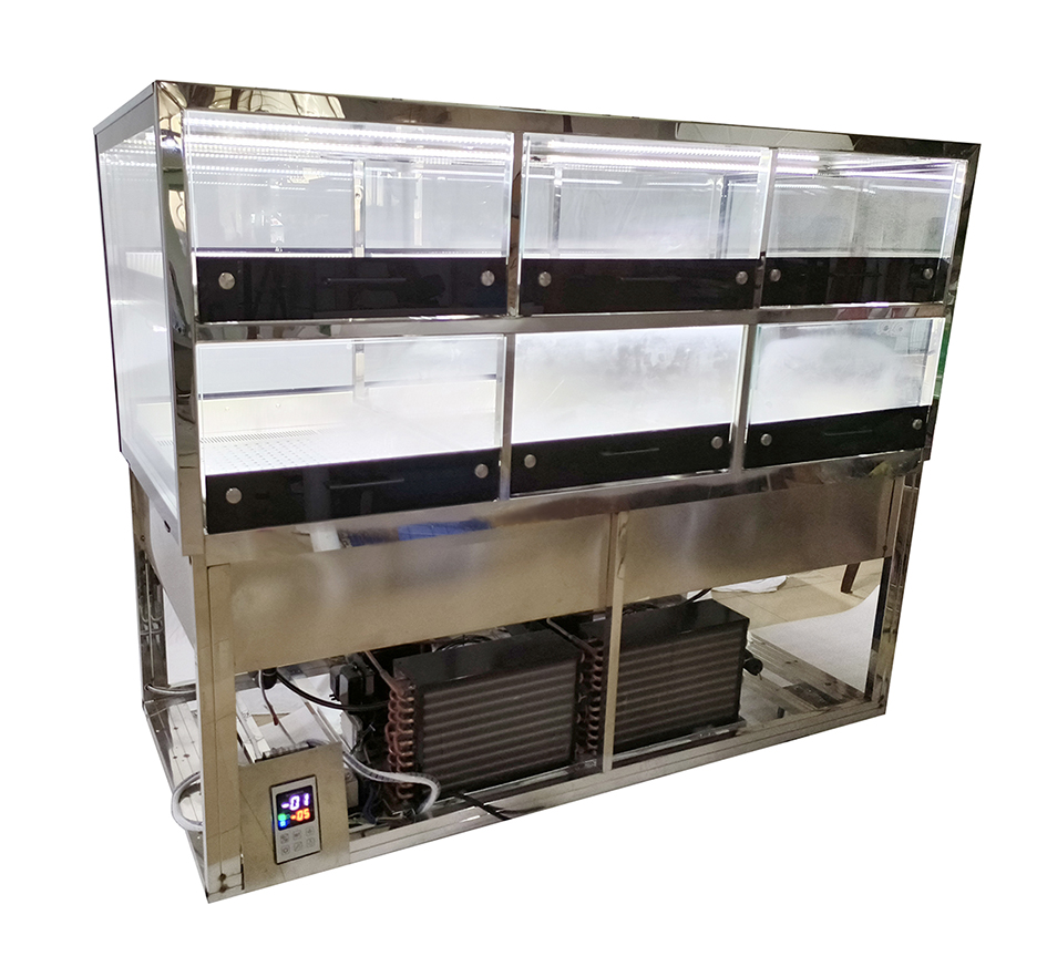 双向轨道抽屉展示冷柜XID-LBCT